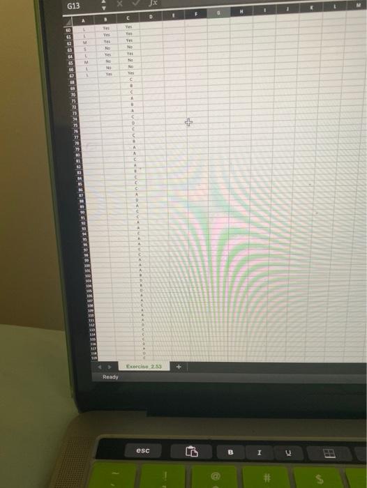Click here for the Excel Data File a. The