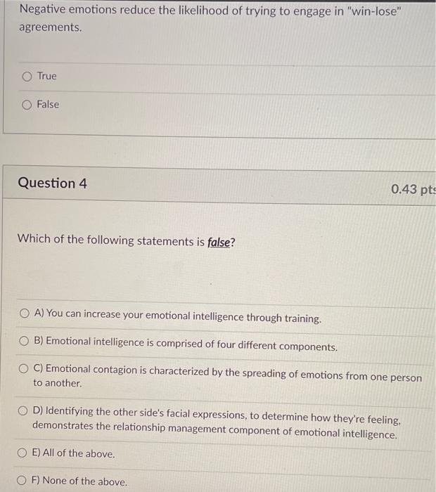 Negative emotions reduce the likelihood of trying