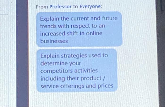 From Professor to Everyone: Explain the current