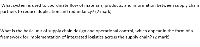 What system is used to coordinate flow of