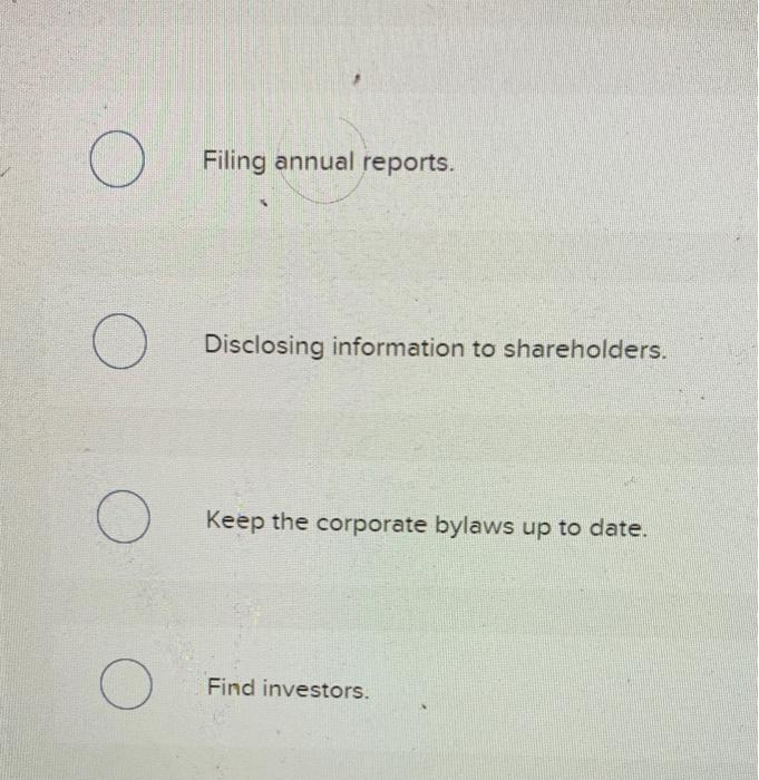 Corporate formalities include all of the