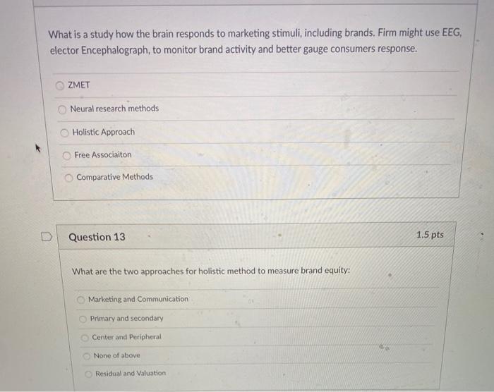 What is a study how the brain responds to