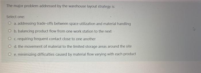 The major problem addressed by the warehouse