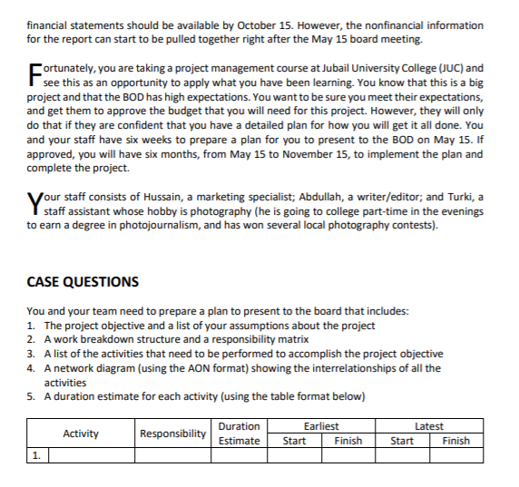 please answer Q4 from the case above, thank you