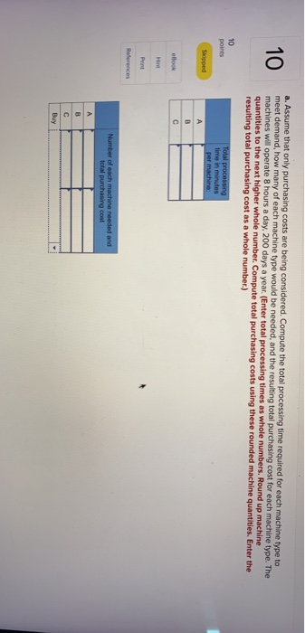 Problem 5-11 (Algo) 10 A manager must decide