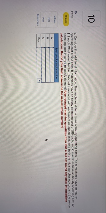 Problem 5-11 (Algo) 10 A manager must decide