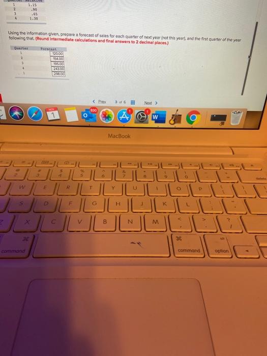 Check my work Problem 3-12 The following equation