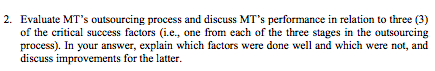 Question 1 (of 2): MicroTech Limited Case Study