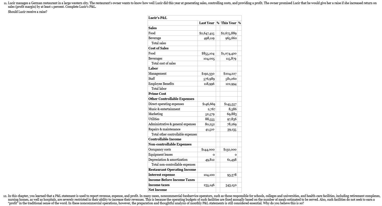 Chapter 9, Question 9 Hoffbrau House Difference