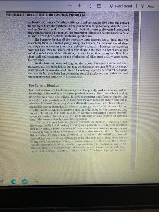 read the case study and answer case study