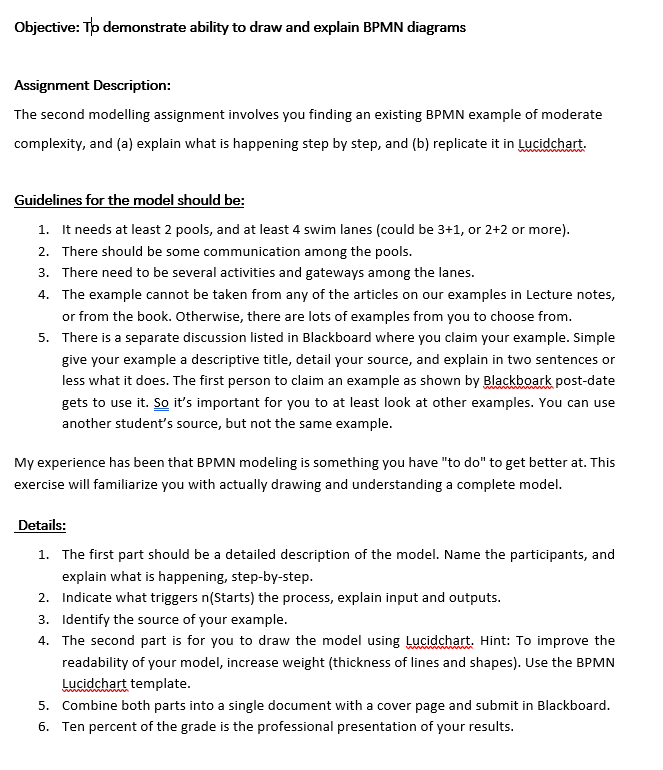 Objective: To demonstrate ability to draw and