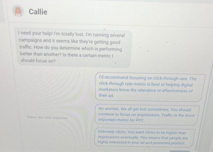 Callie I need your help! I'm totally lost. I'm