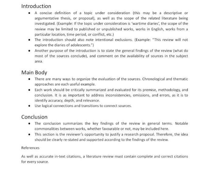 Make a Literature review on sales and
