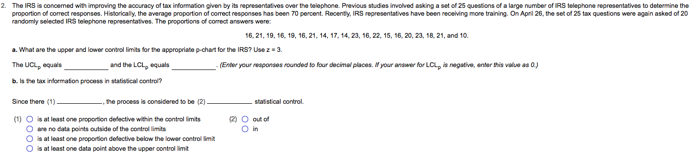 2. The IRS is concerned with improving the