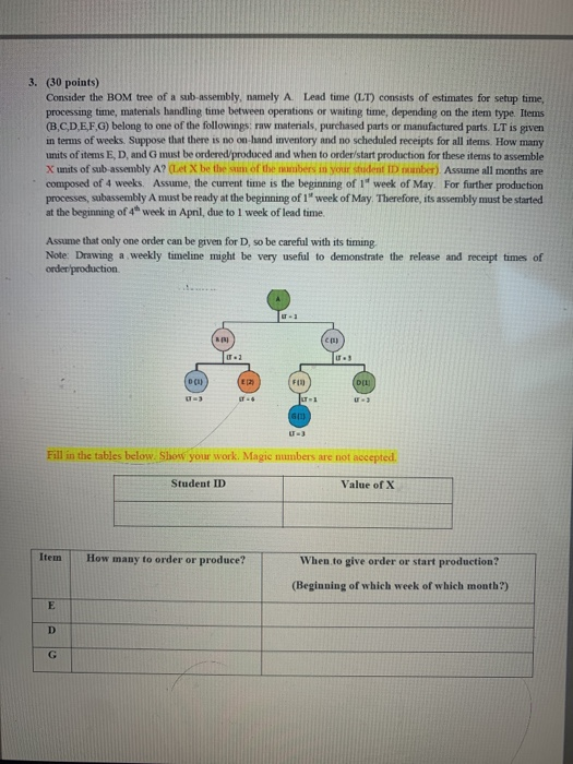 student d :115203030 3. (30 points) Consider the