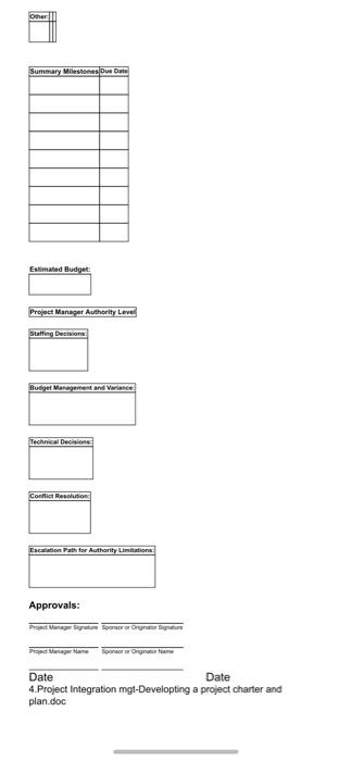 example DHS Project Title Project Sponser Date