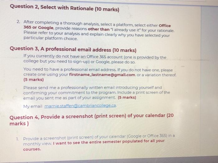 its business proffesionalism assignment can