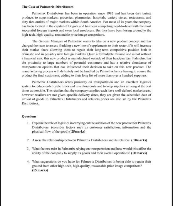 Your assignment should be word processed