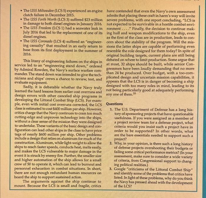 Question 14.5 14.5 Consider the case of the