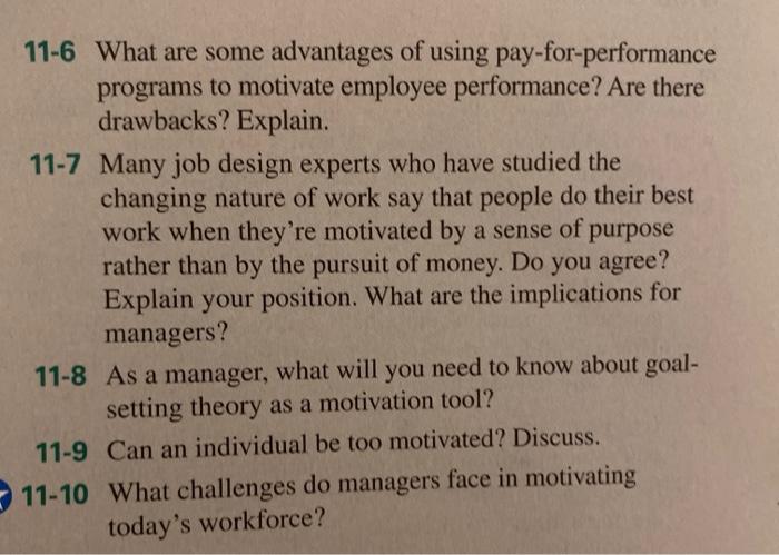 11-6 What are some advantages of using