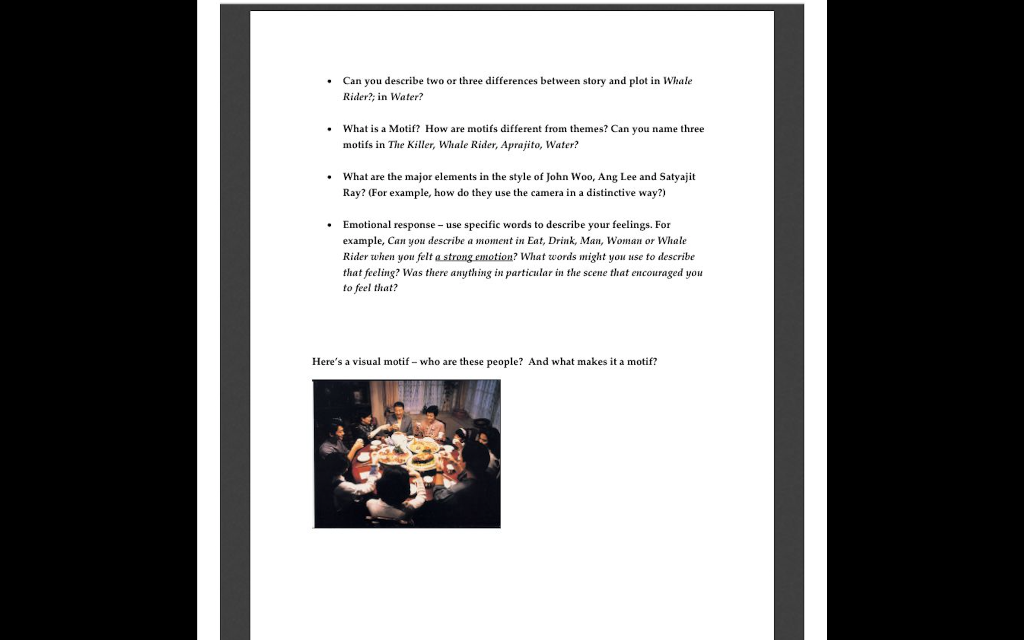 Can you describe two or three differences between