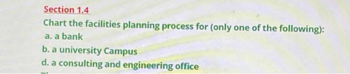 Choose only 1 answer Example for the Question