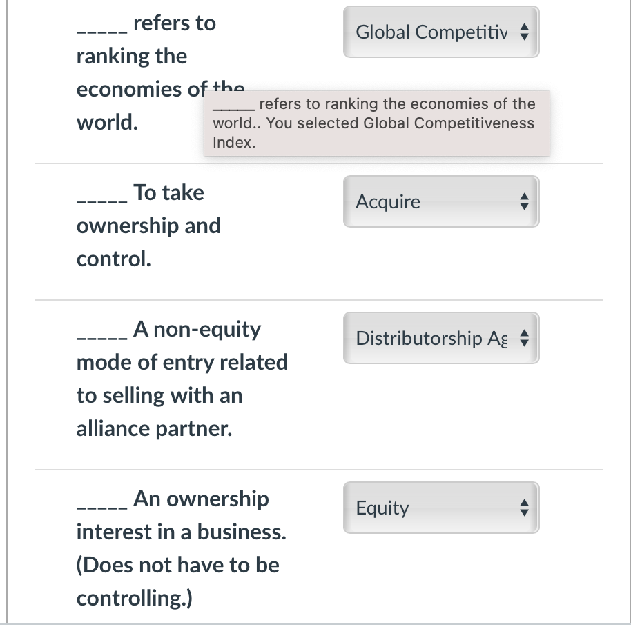 Please help me answer these right refers to
