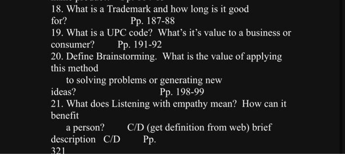 18. What is a Trademark and how long is it good