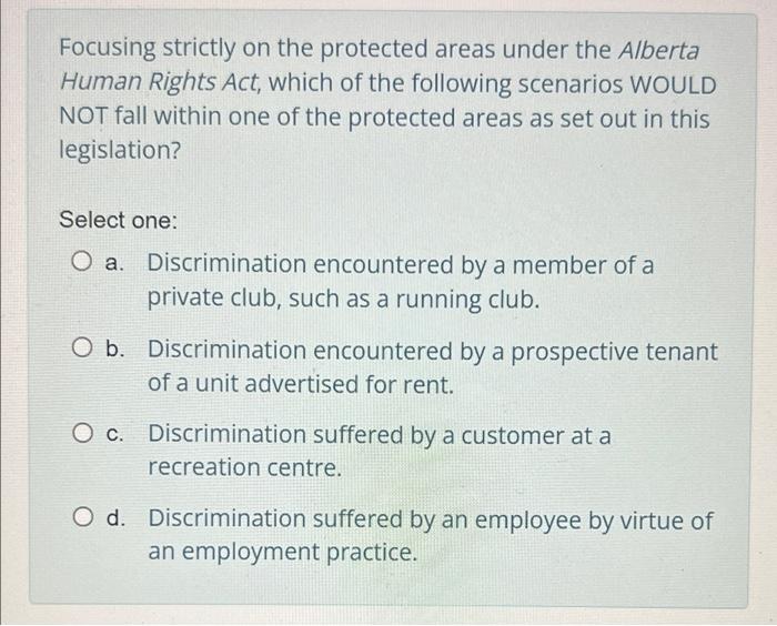 Focusing strictly on the protected areas under