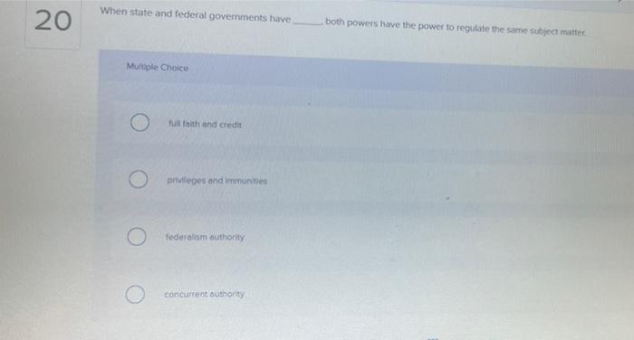 17 is that system in which the US Constitution