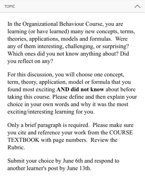 Forum: Shared Learning Post by June 6th Respond