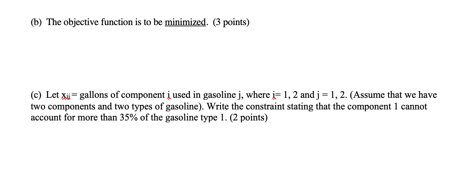 QUESTION 1: Graphical Method and Sensitivity
