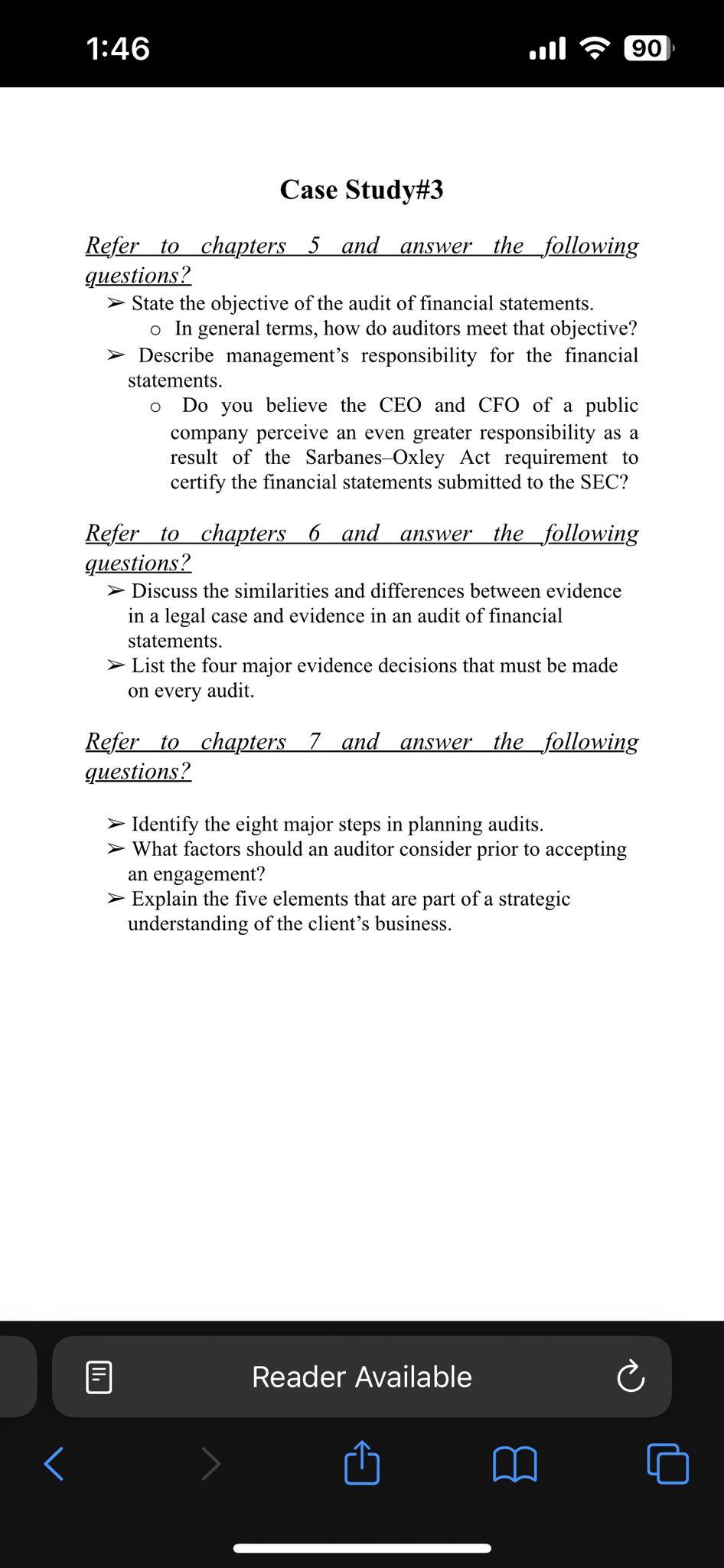 Refer to chapters 5 and answer the following