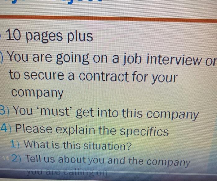 you just give me some ideas and explanation about