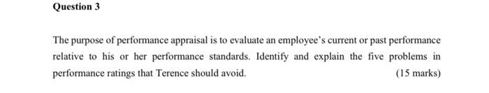 Terence is the newly recruited Human Resources