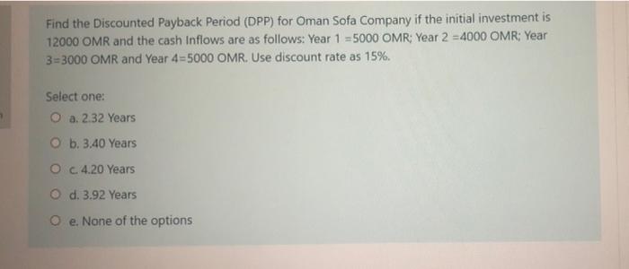 Oman Cement has the following returns. Beginning