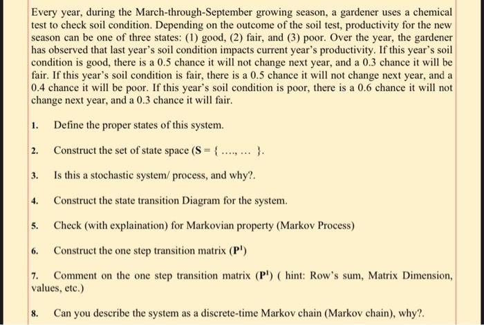 solve 3, 5, 7, 8 Every year, during the