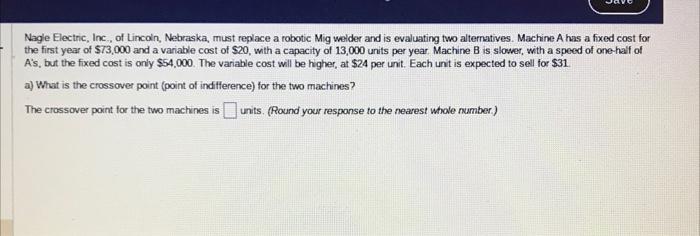 Nagle Electnc, Inc., of Lincoin, Nebraska, must