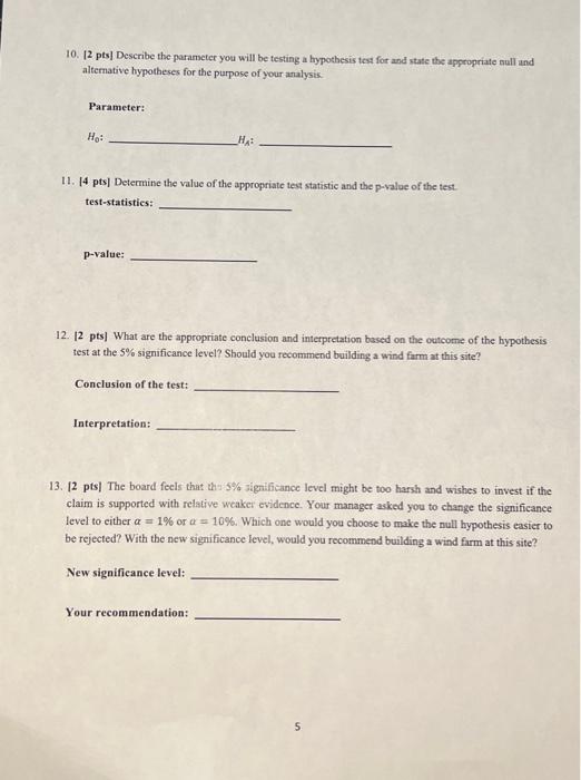 9. [6 pts] Google wants to know if there is