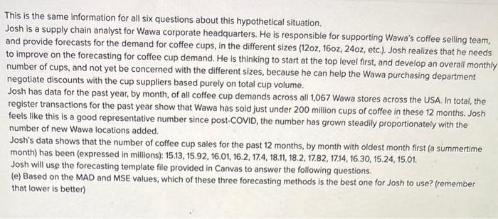 please answer This is the same information for