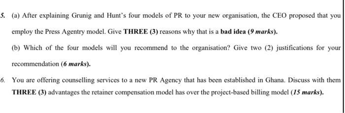 Public Relations in Practice Kindly refer to the