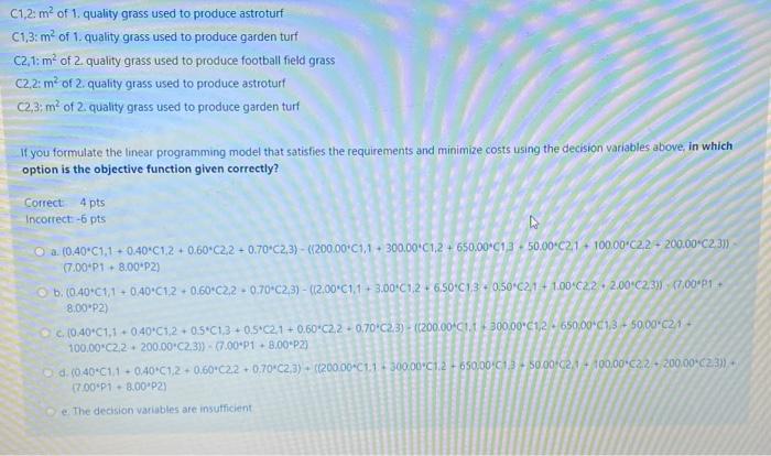 There are 2 different growing areas in a grass