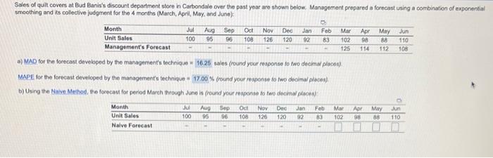 Need answer to B) Sales of quill covers at Bud