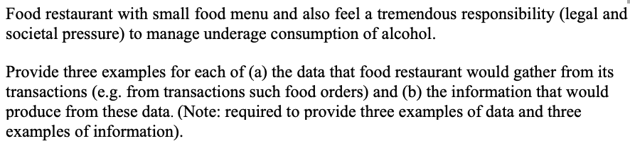 Food restaurant with small food menu and also