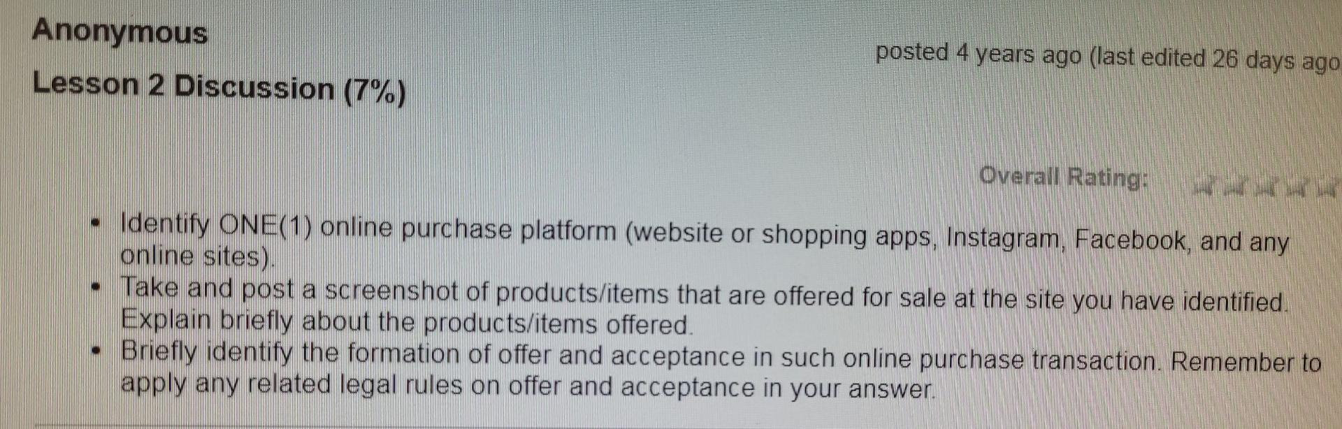 subject business laws Anonymous Lesson 2