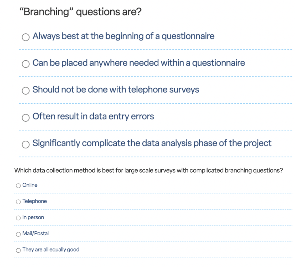 Which is the best worded question for a