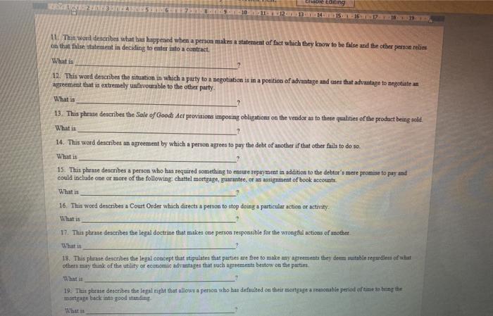 le toiting RESIDENTE DE CONTROL 11. Thn word