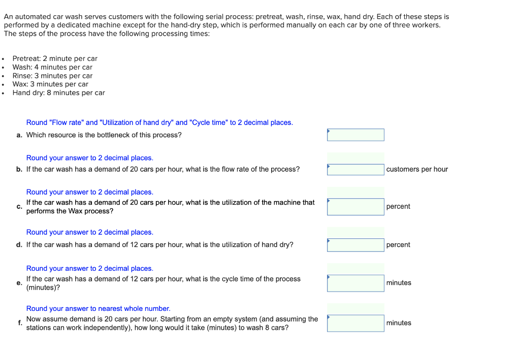 An automated car wash serves customers with the