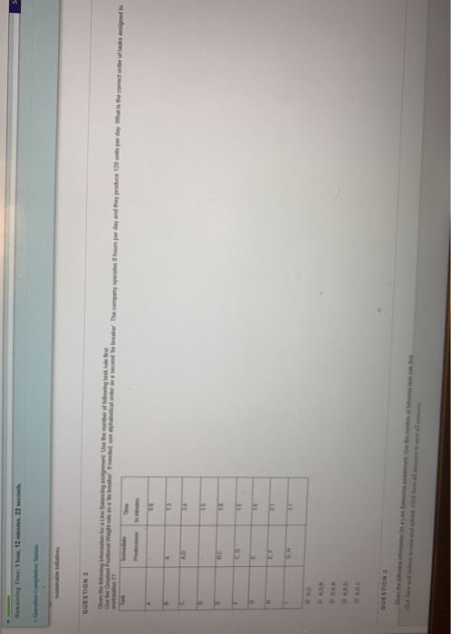 Given the following information for a line