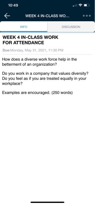 10:49 WEEK 4 IN-CLASS WO... OOO INFO DISCUSSION